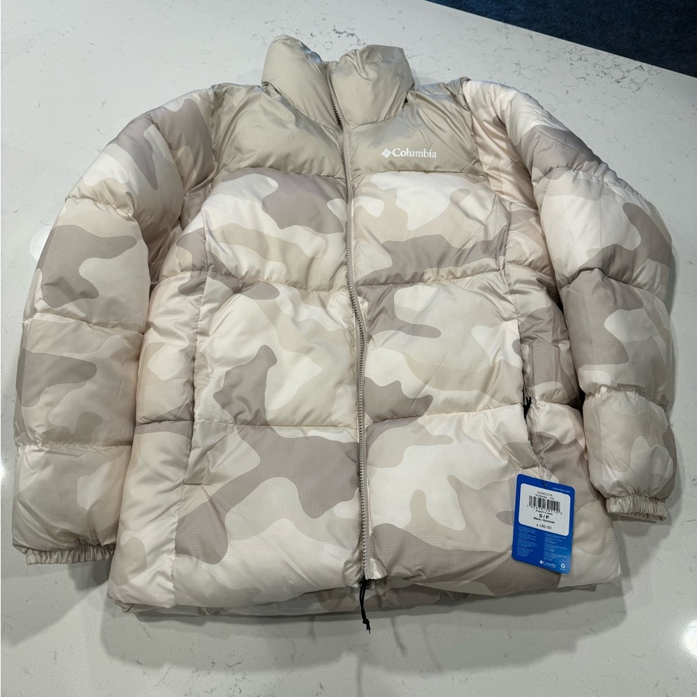 Columbia Puffer Jacket - White Camo